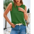 thumbnail image 2 of FreshPretty Women's Sleeveless Sweater Vest Summer Crew Neck Ribbed Knit Lightweight Pullover Casual Loose Fit Tank Tops, 2 of 8