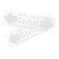 thumbnail image 5 of 2 pegatinas para puerta de coche: pegatinas de precaución para la seguridad del vehículo: "No tire". Calcomanías de protección para SUV y camiones., 5 of 5