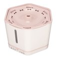 thumbnail image 4 of Dispensador automático de agua para mascotas por inducción, filtración de agua viva con circulación inalámbrica, gran capacidad, silencioso para perros y gatos, color rosa, 4 of 12
