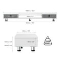 thumbnail image 4 of Fenge Monitor Stand, Dual Monitor Stand with 2 Drawers, 4 of 8
