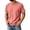 06# Orange, variant on Qwertyu Men's Vintage Washed Oversized Cotton T Shirts Loose Fit Short Sleeve Casual Streetwear Unisex Tops Green L