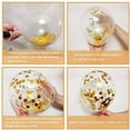 thumbnail image 3 of 50 globos de látex con confeti dorado, globos dorados de 12 pulgadas con puntos de papel dorado para graduación, bodas, cumpleaños, baby shower, decoraciones para fiestas Zhivalor HMYH179, 3 of 5