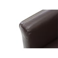 thumbnail image 4 of Pemberly Row Traditional Faux Leather Club Chair in Brown Finish, 4 of 4
