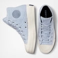thumbnail image 4 of Converse Chuck Taylor All Star Lift Hi 572240C Womens Blue Platform Shoes C109 (7.5), 4 of 8