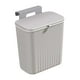 thumbnail image 1 of Bote de basura de cocina Macarena Cubo basura colgante para cocina montado en la pared gris, 1 of 8