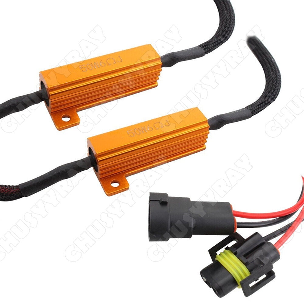 FitBest 2Pcs T10 LED Canbus Headlight Decoder Device Anti Flicker