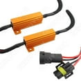 thumbnail image 2 of H8 H9 H11 LED Headlight Canbus Anti Flicker Resistor Canceller Decoder Pack of 2, 2 of 9