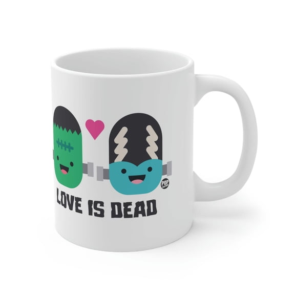 Love Is Dead Frankenstein Coffee Mug