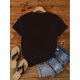 thumbnail image 2 of Rose Fashion Printed, Women's Casual Sports T-shirt, Round Neck, Short Sleeve, Leisure Sports Style Tee For Adult, Men, Women, Teen, Teenager, Adolescent, Youth, 2 of 8