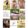 thumbnail image 3 of Ropa interior de algodón FINETOO, bragas de bikini para mujer, paquete de 6 unidades S-XL, 3 of 7