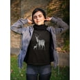 thumbnail image 2 of Mom Deer & Baby Silhouette T-Shirt Women -Image by Shutterstock, Female XX-Large, 2 of 4