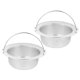 thumbnail image 5 of VERDANVERSE 2Ud Colador Para Fregadero De Cocina En Inoxidable Para Retener Residuos Y Cabello Plata, 5 of 8
