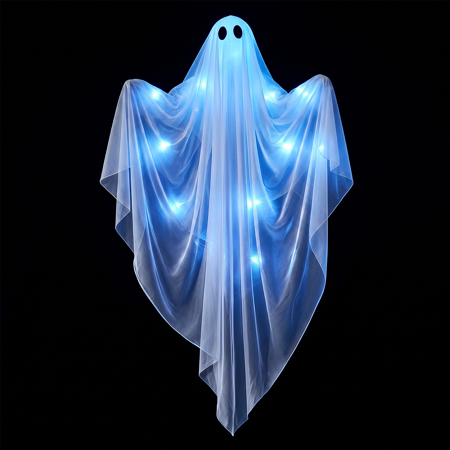 Ayieyill 47" Light-Up Hanging Ghost Halloween Decoration photo 3