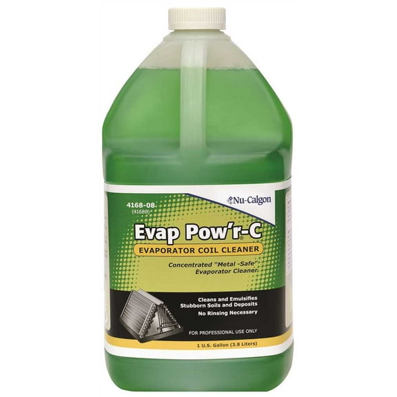 Nu-Calgon 4168-08 Evap Pow’r Indoor Evaporator Coil Cleaner 1 Gallon Bottle