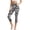 L53-Black1, variant on xfsWaSs Capri Leggings for Women Soft Lightweight Printed Casual Yoga Pants High Waisted Breathable Comfort Bottoms Workout Leisure Wear