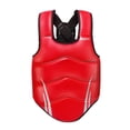 thumbnail image 1 of Protector de protector de de karate Protector de boxeo para niños adultos Ligero de de protección de costilla suave para entrenamiento Rojo, 1 of 8