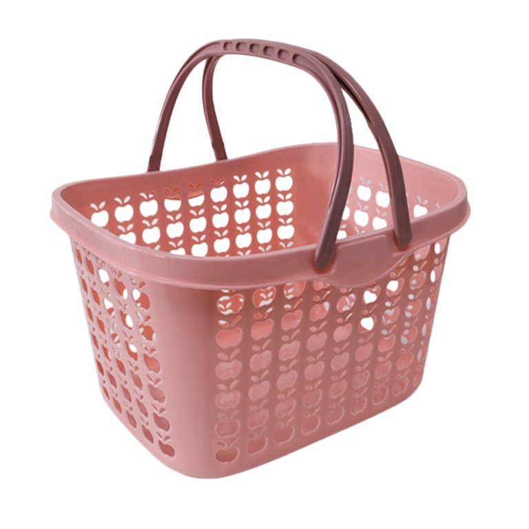 Plastic Shopping Basket Fruit and Vegetable Shopping Basket Home Shopping Basket for Home, Size: 29x21x20CM