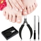 thumbnail image 2 of Lima de Metal de acero inoxidable para dedos del pie, pinza para cutículas, cortador de uñas, alicates, tijeras, herramientas de manicura, 2 of 8