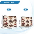thumbnail image 4 of FORMRS 13-13.3 inch Laptop Sleeve Case Soft Carrying Quilted Computer Bag Cover, Blue Cakes, 4 of 7