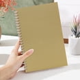 thumbnail image 5 of A5 Spiral Notebook Kraft Cover Lined Journal Wirebound Notebook Aesthetic 100 Pages Ruled Writing Notepad Small Note Pads Notebook Office Travel Beige 1 Pack, 5 of 9