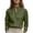 *Green, variant on VBVC Women's Cotton Linen Stand Collar Blouse , Ladies' Long Sleeve Business Casual Office Shirt , V Notch Formal Work Tops For Women,Beige,S-2XL
