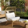 thumbnail image 2 of GDF Studio Pinot Outdoor Wicker Loveseat, 2 of 9