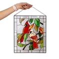 thumbnail image 2 of Atrapasueños de pájaros, adornos colgantes de ventana manchados, colgante de pájaro para ventanas, decoración del hogar, regalo del Día de la madre, 2 of 8