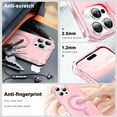 thumbnail image 4 of ELEHOLD Case for iPhone 14 Pro Max, Shockproof Magnetic Matte Case with Wireless Charging Support,Pink, 4 of 5