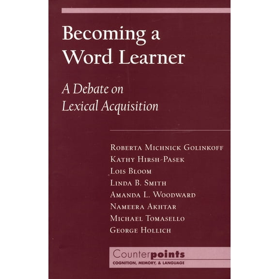 Counterpoints: Cognition, Memory, and La Becoming a Word Learner, (Paperback)
