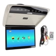 thumbnail image 2 of 1920x1080 11.6 Inch Resolution FHD Screen Car Roof Monitor Flip Down Overhead Multimedia Car Ceiling Over Head Video Display with USB SD HD Multimedia Interface Port No DVD Drive, 2 of 7