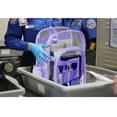 thumbnail image 6 of SANMADROLA Waterproof Clear Backpack Heavy Duty PVC Transparent Large Capacity Backpack with Reinforced Strap for School, Work, Stadium, Travel, Security, Festival, College (Light Purple), 6 of 6