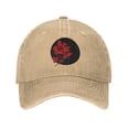 thumbnail image 1 of ZICANCN Graffiti Casquette de Baseball Ajustable Fleurs Rouges Femmes, Chapeaux pour Hommes Adulte Coton Denim Lavé Casquettes de Baseball Mode Naturel, 1 of 6