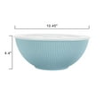 thumbnail image 4 of Mainstays Blue 4-Piece Eco-Friendly Recycled Plastic Serve Bowl Set, 4 of 13