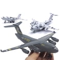 thumbnail image 3 of Flmtop Diecast C17 Transport Plane Pull back Light Sound Aircraft Model Education Toy, 3 of 8