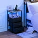 thumbnail image 2 of Juego de 2 Buros FurnitureR con Luces LED y 3 Cajones Negro, 2 of 9
