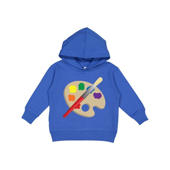 Inktastic Artist Palette and Brush Toddler Hoodie