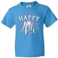 thumbnail image 3 of Inktastic Happy 4th- Fourth of July Firework Youth T-Shirt, 3 of 5