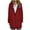 Red, variant on My Items Womens Blazers for Work Professional Jackets Business Attire Solid Color Long Sleeve Breasted Cardigan Suit Coat Top