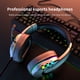 thumbnail image 3 of AK47 Auriculares para juegos con cable de 3,5 mm sobre la oreja Auriculares luminosos para Romacci Auriculares, 3 of 7