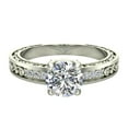 thumbnail image 5 of 0.80 CT TW Vintage Solitaire Wedding Ring 14K White Gold, 5 of 6