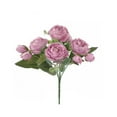 thumbnail image 1 of Fleurs Artificielles de Pivoines Roses Décoration Maison Fête Mariage Bouquet de Fausses Roses, 1 of 3