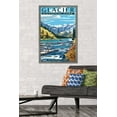 thumbnail image 2 of Lantern Press - Glacier National Park, Avalanche Lake Wall Poster, 22.375" x 34" Framed, 2 of 5