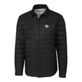 thumbnail image 2 of Men's Cutter & Buck Black TCU Horned Frogs Team Logo Big & Tall Rainier PrimaLoft Eco Insulated Quilted Button-Up, 2 of 3