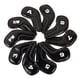 thumbnail image 1 of 10 Unids PU Cuero Golf Iron Headcovers Set Golf Club Head Cover Número Etiquetas 3-9 P a S Envoltura adhesiva para Golf Wedges Mujeres Hombres, 1 of 9
