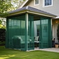 thumbnail image 6 of Outdoor Rod Pocket Curtains, 63x106 inch Fade Resistant Patio Drapes for Pergola Gazebo Porch Cabana, Waterproof Privacy Panel for Outside Garden Sunroom, 6 of 6