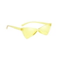 thumbnail image 2 of Gafas de sol de Gafas de sol triangulares Moda de verano Versátiles Gafas sin montura Gafas para mujeres Hombres para viajes al aire libre Amarillo Salvador anteojos de mujer, 2 of 9