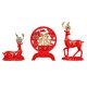 thumbnail image 2 of Figuras de renos, estatuas de ciervos, regalo de oficina, dormitorio, figura de Animal de escritorio, escultura de alce para boda, año Nuevo, Día de Rojo, 2 of 9