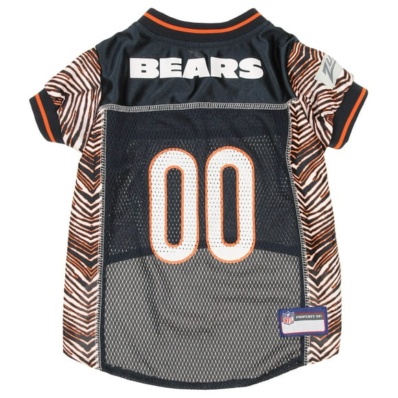 Zubaz NFL Team Pet Jersey for Dogs, Chicago Bears, X-Small