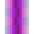 thumbnail image 1 of Ahgly Company Indoor Rectangle Patterned Violet Purple Novelty Area Rugs, 3' x 5', 1 of 6