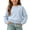 Light Blue, variant on KyCheLot Boys' Girls' Knitted Sweaters Solid Color Crew Neck Long Sleeve Pullover Sweaters Comfy Everyday Tops